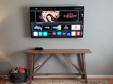 Any size TV on wall (Standard)