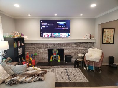 New On-Wall TV Installation