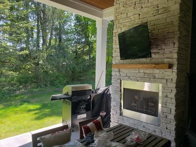 Over-Fireplace TV Installation Service